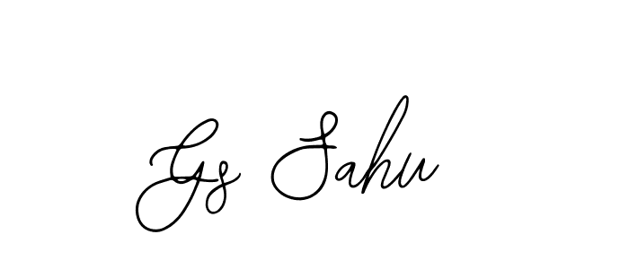 You should practise on your own different ways (Bearetta-2O07w) to write your name (Gs Sahu) in signature. don't let someone else do it for you. Gs Sahu signature style 12 images and pictures png