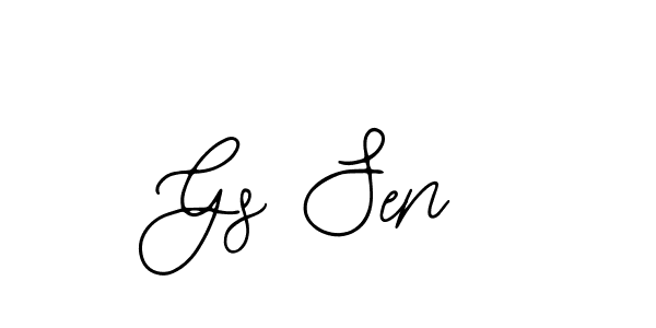 Create a beautiful signature design for name Gs Sen. With this signature (Bearetta-2O07w) fonts, you can make a handwritten signature for free. Gs Sen signature style 12 images and pictures png