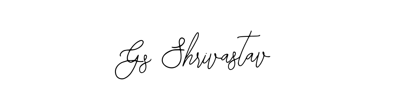 Create a beautiful signature design for name Gs Shrivastav. With this signature (Bearetta-2O07w) fonts, you can make a handwritten signature for free. Gs Shrivastav signature style 12 images and pictures png