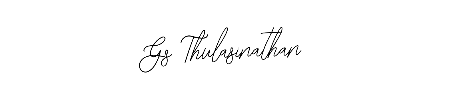 Make a beautiful signature design for name Gs Thulasinathan. With this signature (Bearetta-2O07w) style, you can create a handwritten signature for free. Gs Thulasinathan signature style 12 images and pictures png