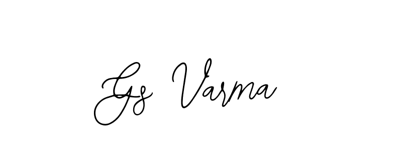 Gs Varma stylish signature style. Best Handwritten Sign (Bearetta-2O07w) for my name. Handwritten Signature Collection Ideas for my name Gs Varma. Gs Varma signature style 12 images and pictures png