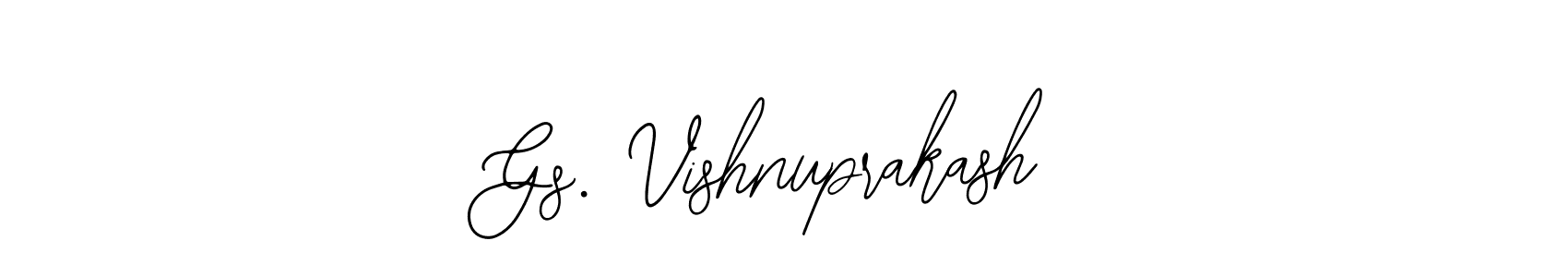 Make a beautiful signature design for name Gs. Vishnuprakash. Use this online signature maker to create a handwritten signature for free. Gs. Vishnuprakash signature style 12 images and pictures png