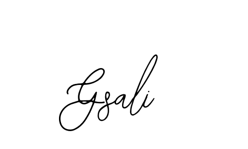 Gsali stylish signature style. Best Handwritten Sign (Bearetta-2O07w) for my name. Handwritten Signature Collection Ideas for my name Gsali. Gsali signature style 12 images and pictures png