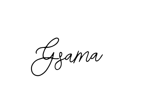 Make a beautiful signature design for name Gsama. With this signature (Bearetta-2O07w) style, you can create a handwritten signature for free. Gsama signature style 12 images and pictures png