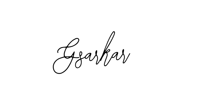 How to Draw Gsarkar signature style? Bearetta-2O07w is a latest design signature styles for name Gsarkar. Gsarkar signature style 12 images and pictures png