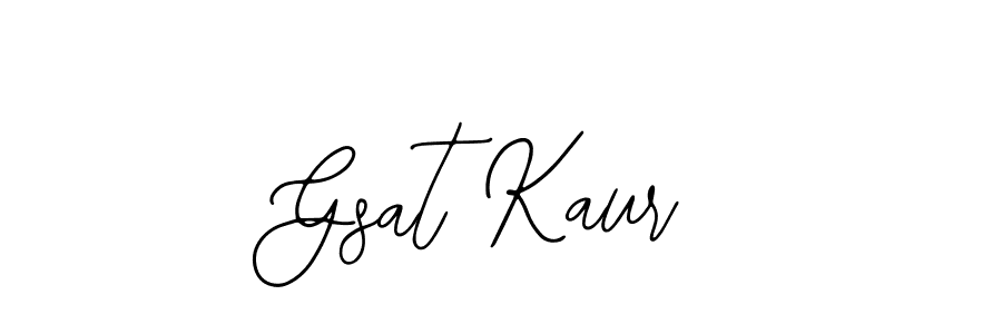 Gsat Kaur stylish signature style. Best Handwritten Sign (Bearetta-2O07w) for my name. Handwritten Signature Collection Ideas for my name Gsat Kaur. Gsat Kaur signature style 12 images and pictures png