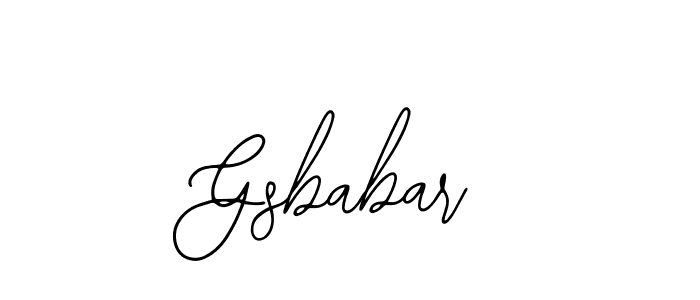 Also You can easily find your signature by using the search form. We will create Gsbabar name handwritten signature images for you free of cost using Bearetta-2O07w sign style. Gsbabar signature style 12 images and pictures png