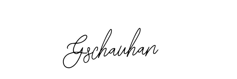 Also we have Gschauhan name is the best signature style. Create professional handwritten signature collection using Bearetta-2O07w autograph style. Gschauhan signature style 12 images and pictures png