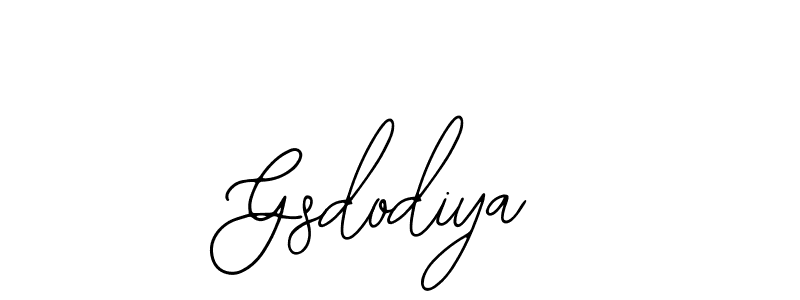 Make a beautiful signature design for name Gsdodiya. With this signature (Bearetta-2O07w) style, you can create a handwritten signature for free. Gsdodiya signature style 12 images and pictures png