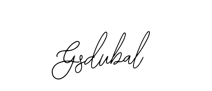 Make a beautiful signature design for name Gsdubal. With this signature (Bearetta-2O07w) style, you can create a handwritten signature for free. Gsdubal signature style 12 images and pictures png