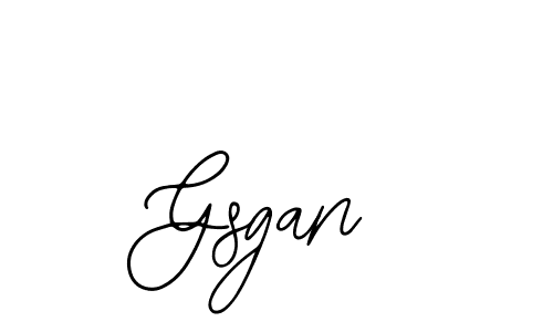 How to make Gsgan signature? Bearetta-2O07w is a professional autograph style. Create handwritten signature for Gsgan name. Gsgan signature style 12 images and pictures png