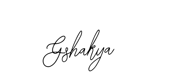 Create a beautiful signature design for name Gshakya. With this signature (Bearetta-2O07w) fonts, you can make a handwritten signature for free. Gshakya signature style 12 images and pictures png