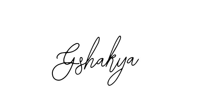 You should practise on your own different ways (Bearetta-2O07w) to write your name (Gshakya) in signature. don't let someone else do it for you. Gshakya signature style 12 images and pictures png