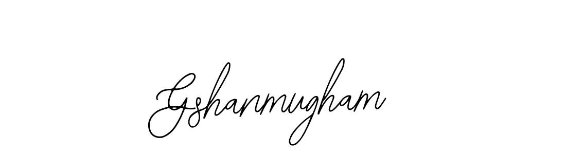 Make a beautiful signature design for name Gshanmugham. With this signature (Bearetta-2O07w) style, you can create a handwritten signature for free. Gshanmugham signature style 12 images and pictures png
