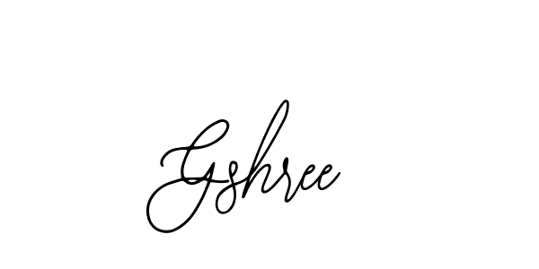Design your own signature with our free online signature maker. With this signature software, you can create a handwritten (Bearetta-2O07w) signature for name Gshree. Gshree signature style 12 images and pictures png