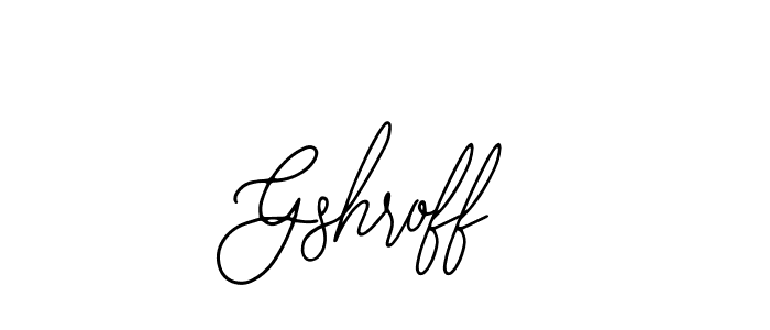 The best way (Bearetta-2O07w) to make a short signature is to pick only two or three words in your name. The name Gshroff include a total of six letters. For converting this name. Gshroff signature style 12 images and pictures png