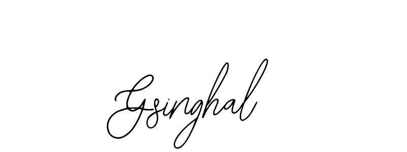 The best way (Bearetta-2O07w) to make a short signature is to pick only two or three words in your name. The name Gsinghal include a total of six letters. For converting this name. Gsinghal signature style 12 images and pictures png