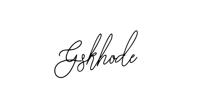 Also we have Gskhode name is the best signature style. Create professional handwritten signature collection using Bearetta-2O07w autograph style. Gskhode signature style 12 images and pictures png