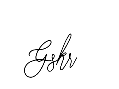 How to make Gskr signature? Bearetta-2O07w is a professional autograph style. Create handwritten signature for Gskr name. Gskr signature style 12 images and pictures png