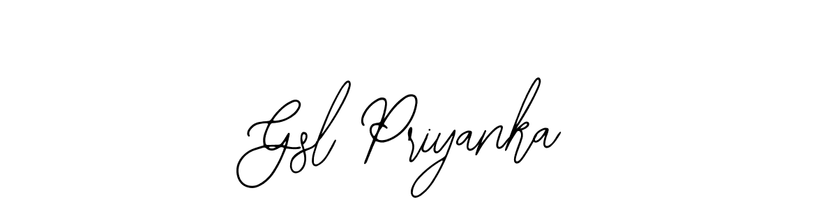 Make a beautiful signature design for name Gsl Priyanka. With this signature (Bearetta-2O07w) style, you can create a handwritten signature for free. Gsl Priyanka signature style 12 images and pictures png