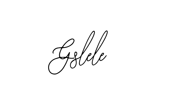 Use a signature maker to create a handwritten signature online. With this signature software, you can design (Bearetta-2O07w) your own signature for name Gslele. Gslele signature style 12 images and pictures png