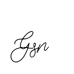 How to make Gsn signature? Bearetta-2O07w is a professional autograph style. Create handwritten signature for Gsn name. Gsn signature style 12 images and pictures png