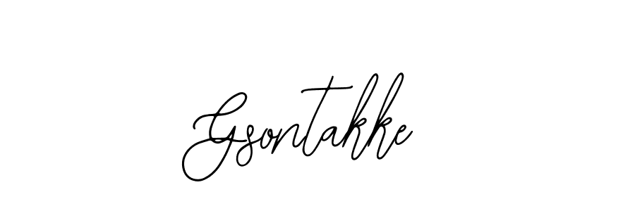 Make a short Gsontakke signature style. Manage your documents anywhere anytime using Bearetta-2O07w. Create and add eSignatures, submit forms, share and send files easily. Gsontakke signature style 12 images and pictures png