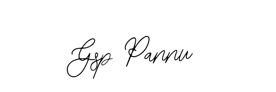 Bearetta-2O07w is a professional signature style that is perfect for those who want to add a touch of class to their signature. It is also a great choice for those who want to make their signature more unique. Get Gsp Pannu name to fancy signature for free. Gsp Pannu signature style 12 images and pictures png