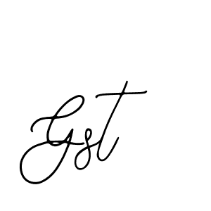 You should practise on your own different ways (Bearetta-2O07w) to write your name (Gst) in signature. don't let someone else do it for you. Gst signature style 12 images and pictures png