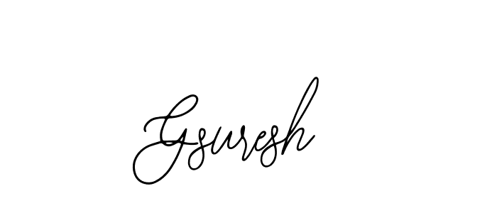 The best way (Bearetta-2O07w) to make a short signature is to pick only two or three words in your name. The name Gsuresh include a total of six letters. For converting this name. Gsuresh signature style 12 images and pictures png