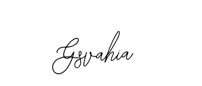 Create a beautiful signature design for name Gsvahia. With this signature (Bearetta-2O07w) fonts, you can make a handwritten signature for free. Gsvahia signature style 12 images and pictures png