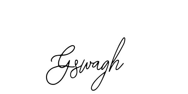 if you are searching for the best signature style for your name Gswagh. so please give up your signature search. here we have designed multiple signature styles  using Bearetta-2O07w. Gswagh signature style 12 images and pictures png