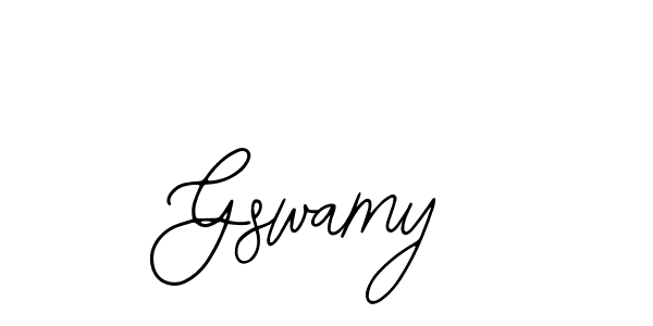 if you are searching for the best signature style for your name Gswamy. so please give up your signature search. here we have designed multiple signature styles  using Bearetta-2O07w. Gswamy signature style 12 images and pictures png