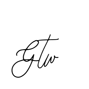 Also we have Gtw name is the best signature style. Create professional handwritten signature collection using Bearetta-2O07w autograph style. Gtw signature style 12 images and pictures png