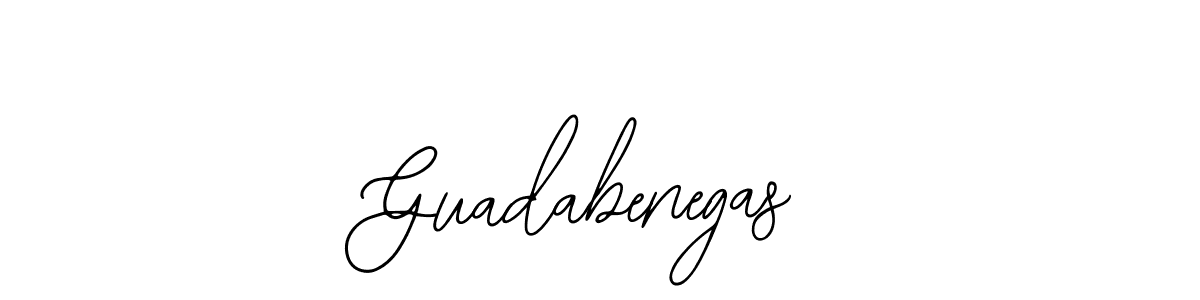 You should practise on your own different ways (Bearetta-2O07w) to write your name (Guadabenegas) in signature. don't let someone else do it for you. Guadabenegas signature style 12 images and pictures png