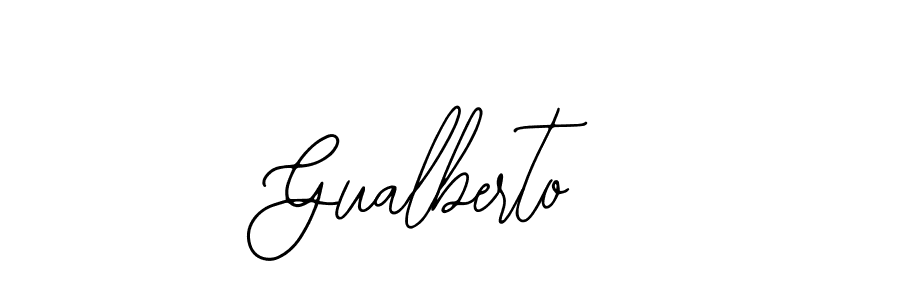 How to Draw Gualberto signature style? Bearetta-2O07w is a latest design signature styles for name Gualberto. Gualberto signature style 12 images and pictures png