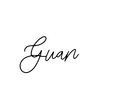 How to make Guan signature? Bearetta-2O07w is a professional autograph style. Create handwritten signature for Guan name. Guan signature style 12 images and pictures png