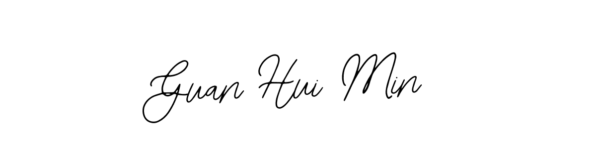 How to make Guan Hui Min signature? Bearetta-2O07w is a professional autograph style. Create handwritten signature for Guan Hui Min name. Guan Hui Min signature style 12 images and pictures png