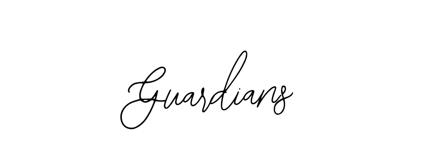 Bearetta-2O07w is a professional signature style that is perfect for those who want to add a touch of class to their signature. It is also a great choice for those who want to make their signature more unique. Get Guardians name to fancy signature for free. Guardians signature style 12 images and pictures png