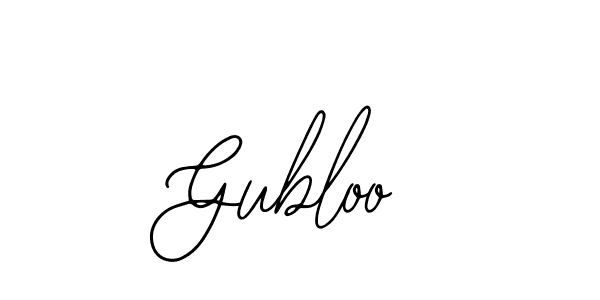 Bearetta-2O07w is a professional signature style that is perfect for those who want to add a touch of class to their signature. It is also a great choice for those who want to make their signature more unique. Get Gubloo name to fancy signature for free. Gubloo signature style 12 images and pictures png