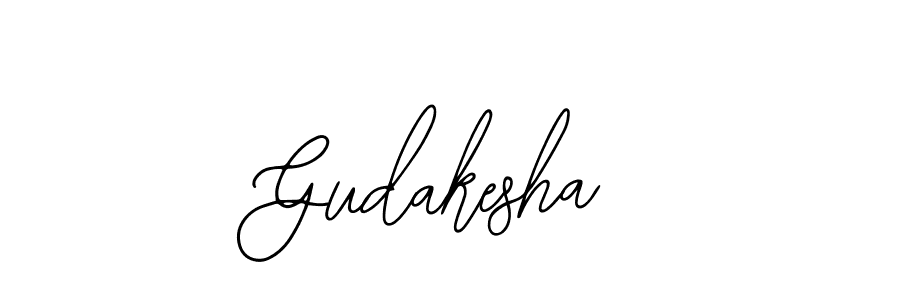 Use a signature maker to create a handwritten signature online. With this signature software, you can design (Bearetta-2O07w) your own signature for name Gudakesha. Gudakesha signature style 12 images and pictures png