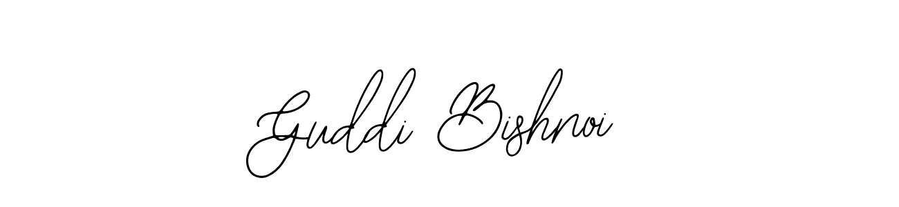 How to make Guddi Bishnoi signature? Bearetta-2O07w is a professional autograph style. Create handwritten signature for Guddi Bishnoi name. Guddi Bishnoi signature style 12 images and pictures png