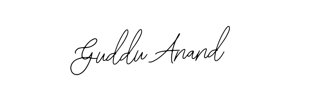 Guddu Anand stylish signature style. Best Handwritten Sign (Bearetta-2O07w) for my name. Handwritten Signature Collection Ideas for my name Guddu Anand. Guddu Anand signature style 12 images and pictures png