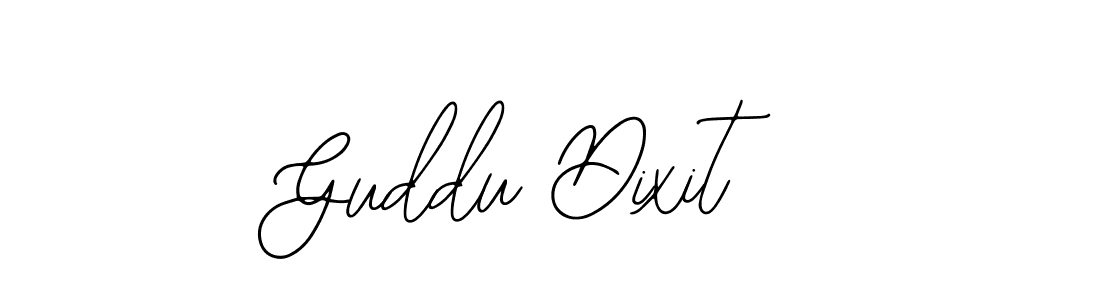 You should practise on your own different ways (Bearetta-2O07w) to write your name (Guddu Dixit) in signature. don't let someone else do it for you. Guddu Dixit signature style 12 images and pictures png