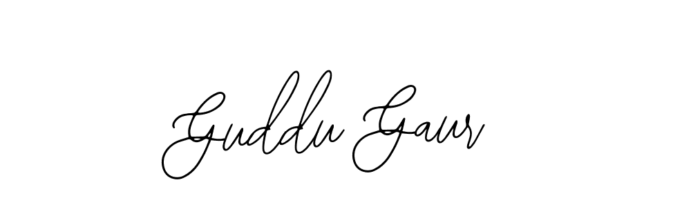 Best and Professional Signature Style for Guddu Gaur. Bearetta-2O07w Best Signature Style Collection. Guddu Gaur signature style 12 images and pictures png