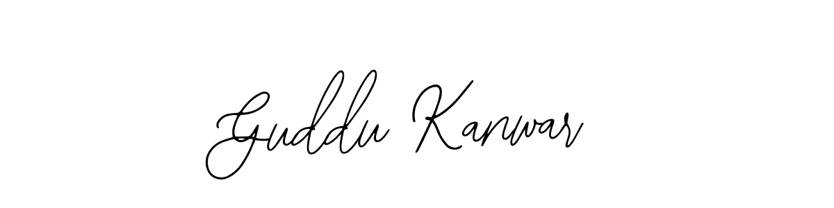 Make a beautiful signature design for name Guddu Kanwar. With this signature (Bearetta-2O07w) style, you can create a handwritten signature for free. Guddu Kanwar signature style 12 images and pictures png