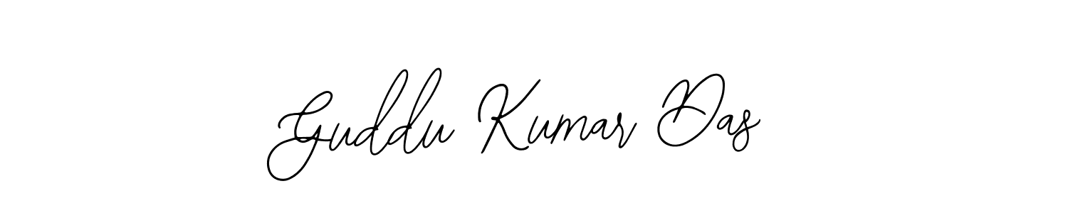 You should practise on your own different ways (Bearetta-2O07w) to write your name (Guddu Kumar Das) in signature. don't let someone else do it for you. Guddu Kumar Das signature style 12 images and pictures png