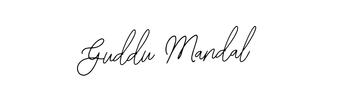 Guddu Mandal stylish signature style. Best Handwritten Sign (Bearetta-2O07w) for my name. Handwritten Signature Collection Ideas for my name Guddu Mandal. Guddu Mandal signature style 12 images and pictures png