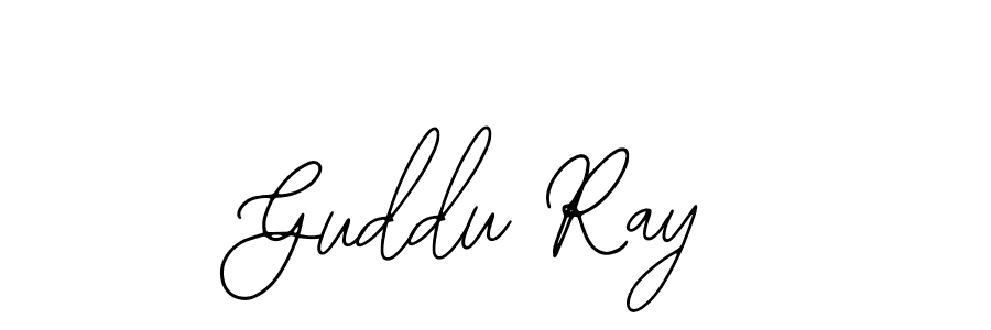 Guddu Ray stylish signature style. Best Handwritten Sign (Bearetta-2O07w) for my name. Handwritten Signature Collection Ideas for my name Guddu Ray. Guddu Ray signature style 12 images and pictures png