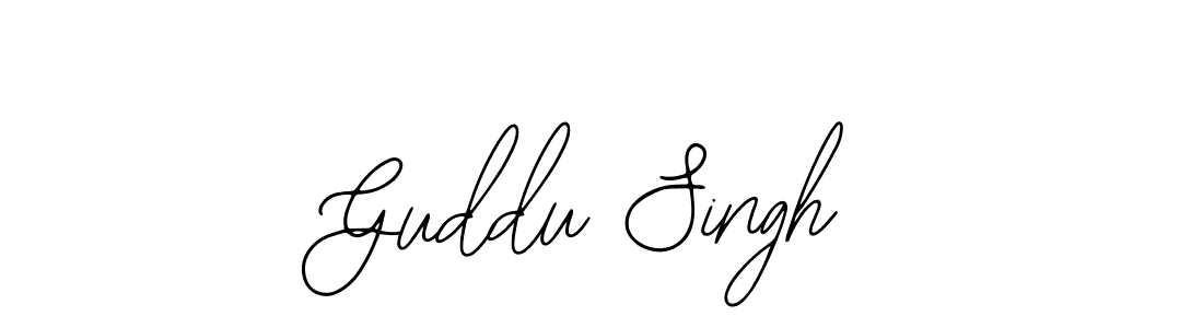 Make a beautiful signature design for name Guddu Singh. With this signature (Bearetta-2O07w) style, you can create a handwritten signature for free. Guddu Singh signature style 12 images and pictures png